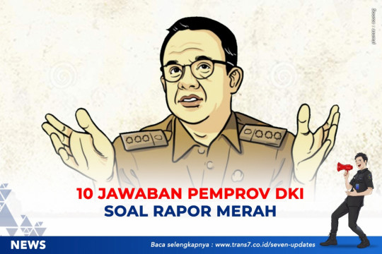 10 Jawaban Pemprov DKI Soal Rapor Merah