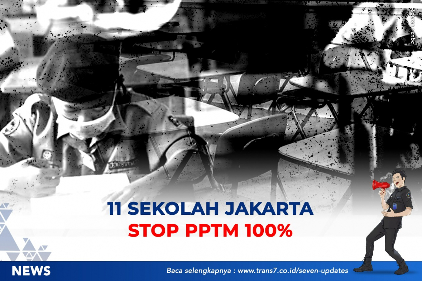 11 Sekolah Jakarta Stop PTM 100 Persen