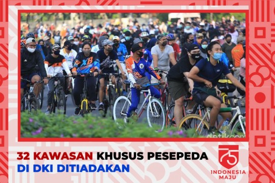 32 Kawasan Khusus Pesepeda Di DKI Ditiadakan