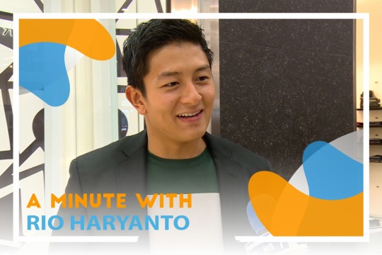 A Minute With Rio Haryanto