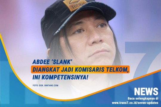 Abdee 'Slank' Diangkat Jadi Komisaris Telkom, Ini Kompetensinya