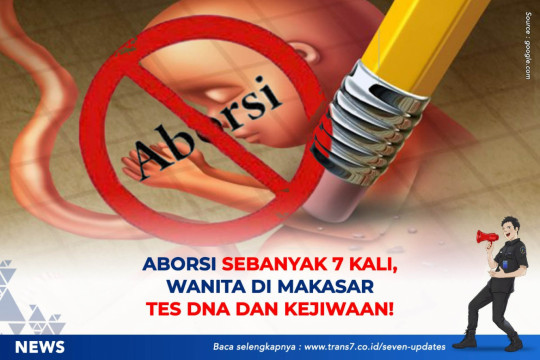 Aborsi Sebanyak 7 Kali, Wanita Di Makassar Tes DNA Dan Kejiwaan