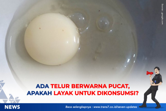 Ada Telur Berwarna Pucat, Apakah Layak Untuk Dikonsumsi?