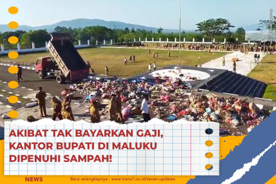 Akibat Tak Bayarkan Gaji, Kantor Bupati Di Maluku Dipenuhi Sampah!