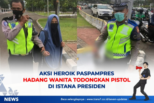 Aksi Heroik Paspampres Hadang Wanita Todongkan Pistol Di Istana Presiden