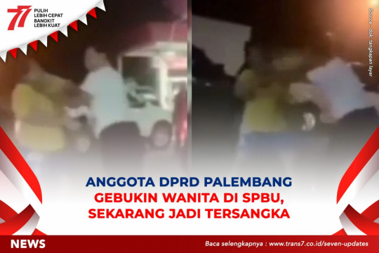 Anggota DPRD Palembang Gebukin Wanita Di SPBU, Sekarang Jadi Tersangka