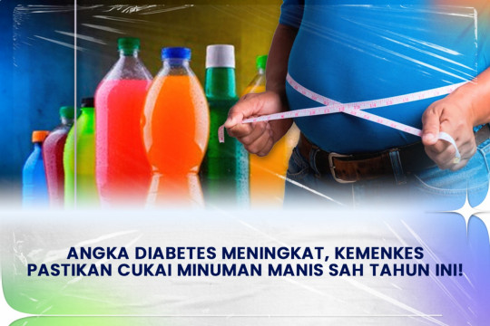 Angka Diabetes Meningkat, Kemenkes Pastikan Cukai Minuman Manis Sah Tahun Ini!