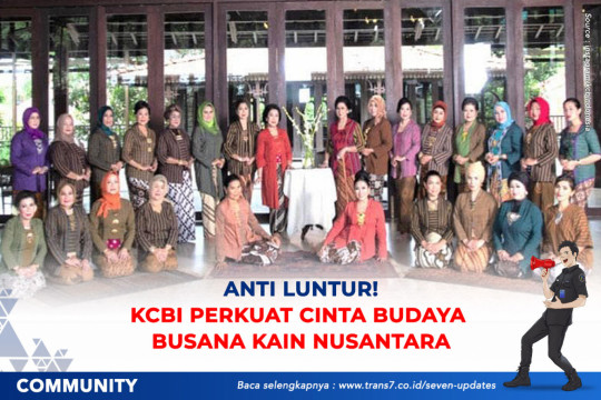 Anti Luntur! KCBI Perkuat Cinta Budaya Busana Kain Nusantara