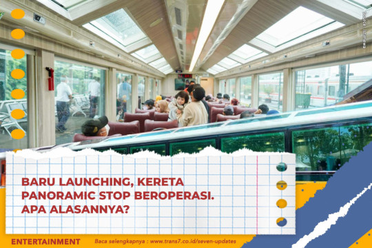 Baru Launching, Kereta Panoramic Stop Beroperasi. Apa Alasannya?