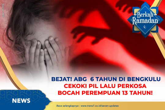 Bejat! ABG 16 Tahun Di Bengkulu Cekoki Pil Lalu Perkosa Bocah Perempuan 13 Tahun