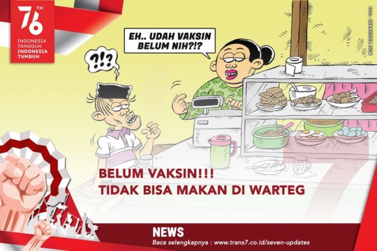 Belum Vaksin!!! Tidak Bisa Makan Di Warteg