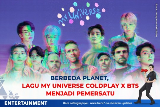 Berbeda Planet', Lagu My Universe Coldplay BTS Menjadi Pemersatu