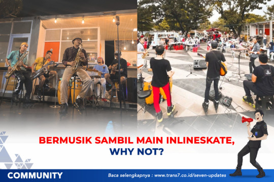 Bermusik Sambil Main Inline Skate, Why Not?