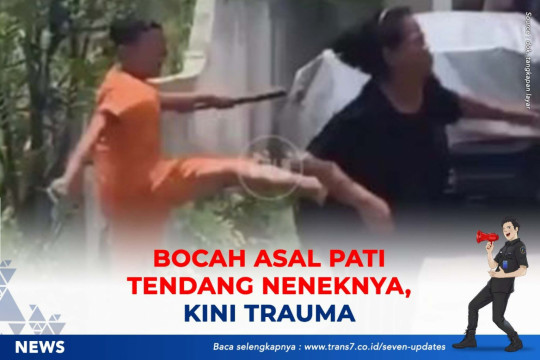 Bocah Asal Pati Menendang Neneknya, Kini Trauma