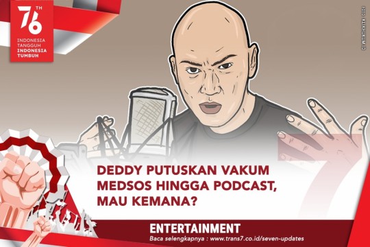 Deddy Corbuzier Putuskan Vakum Medsos Hingga Podcast, Mau Kemana?