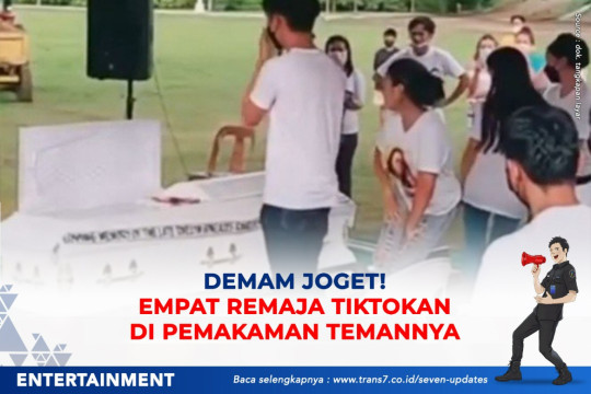 Demam Joget! Empat Remaja TikTokan Di Pemakaman Temannya