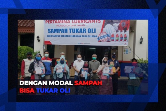 Dengan Modal Sampah, Bisa Tukar Oli