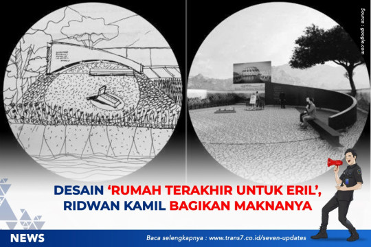 Desain 'Rumah Terakhir Untuk Eril'. Ridwan Kamil Bagikan Maknanya