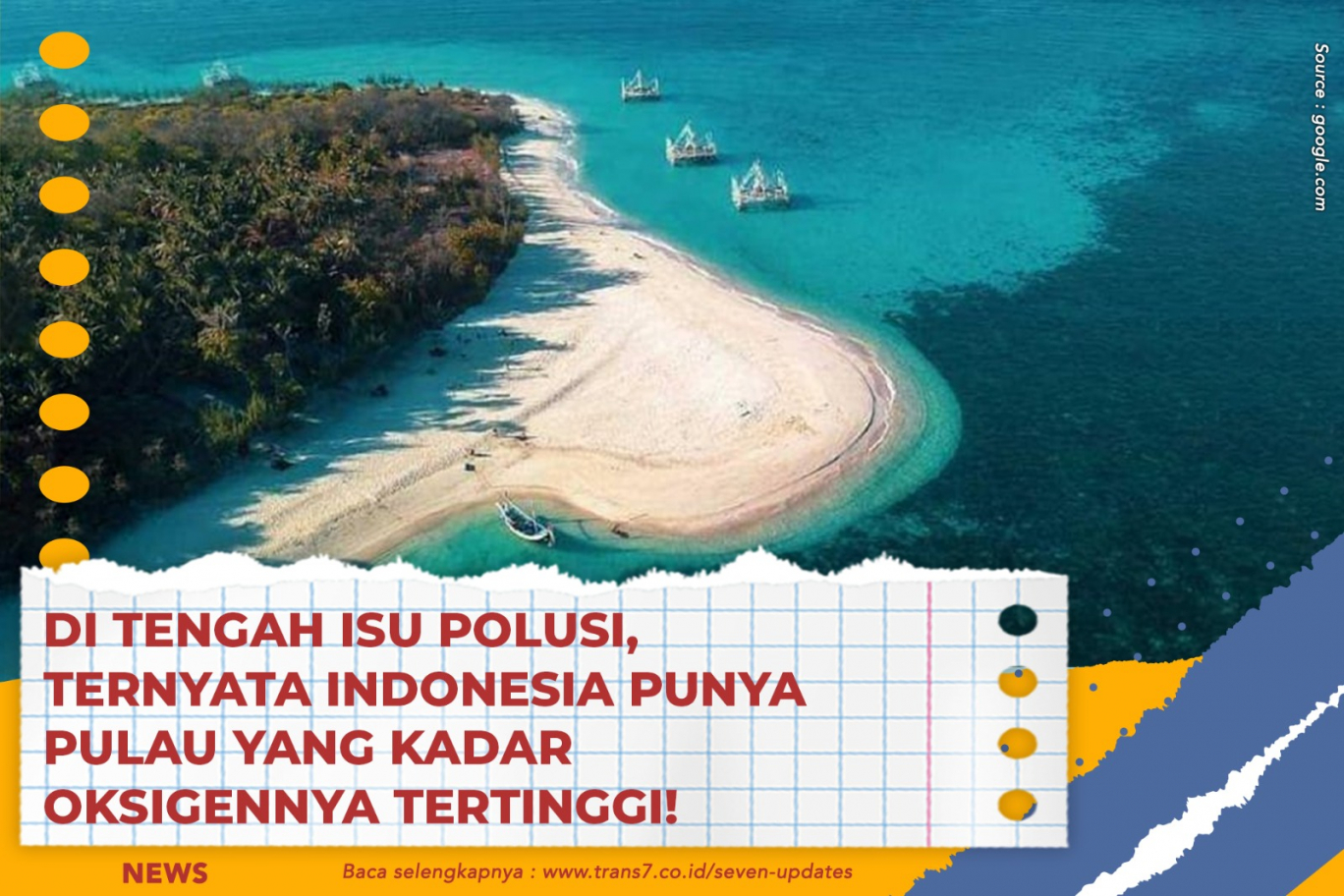 Di Tengah Isu Polusi, Ternyata Indonesia Punya Pulau Yang Kadar Oksigennya Tertinggi!