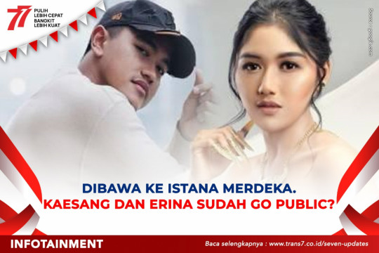 Dibawa Ke Istana Merdeka. Kaesang Dan Erina Sudah Go Public?