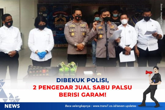 Dibekuk Polisi, Dua Pengedar Jual Sabu Palsu Berisi Garam