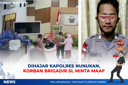 Dihajar Kapolres Nunukan, Korban Brigadir SL Minta Maaf