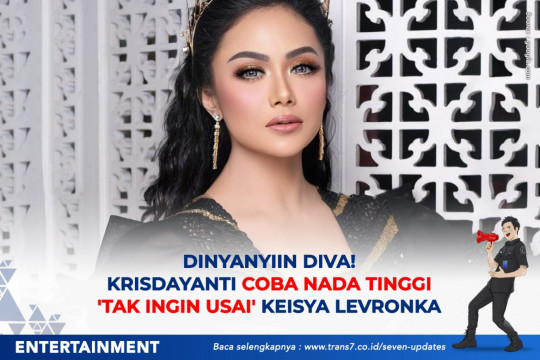 Dinyanyiin Diva! Krisdayanti Coba Nada Tinggi 'Tak Ingin Usai' Keisya Levronka