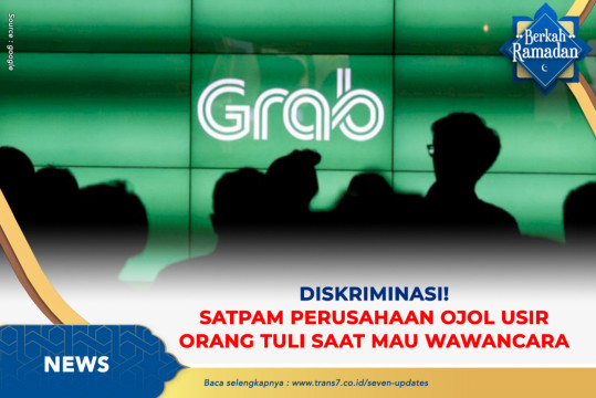 Diskriminasi! Satpam Grab Usir Orang Tuli Saat Mau Wawancara