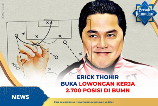 Erick Thohir Buka Lowongan Kerja 2.700 Posisi Di BUMN