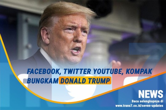 Facebook, Twitter, Youtube Kompak Bungkam Donald Trump!