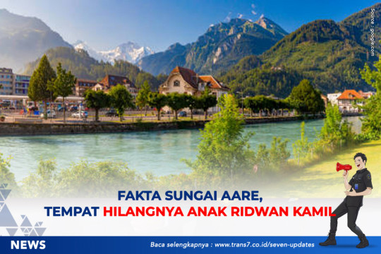 Fakta Sungai Aare, Tempat Hilangnya Anak Ridwan Kamil