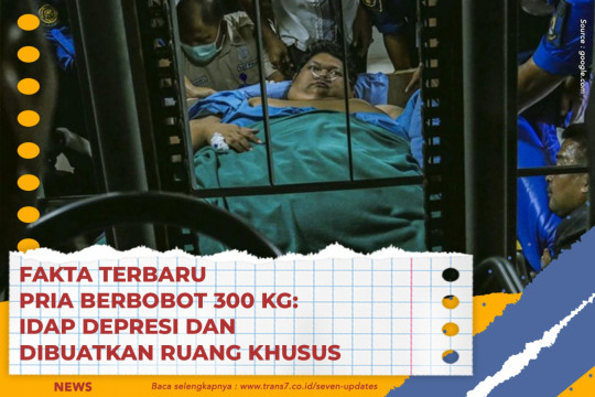 Fakta Terbaru Pria Berbobot 300kg: Idap Depresi Dan Dibuatkan Ruang Khusus