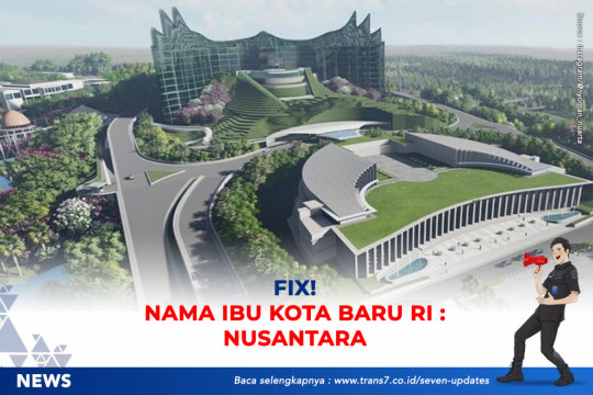 Fix! Nama Ibu Kota RI: Nusantara
