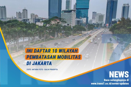 Fix, Ini 10 Daftar Wilayah Pembatasan Mobilitas Di Jakarta