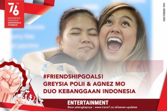 #FriendshipGoals! Graysia Polli & Agnez Mo Duo Kebanggaan Indonesia