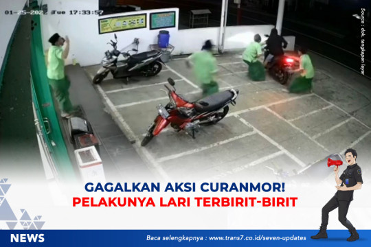 Gagalkan Aksi Curanmor! Pelakunya Lari Terbirit-Birit