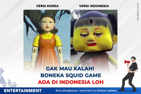 Gak Mau Kalah! Boneka Squid Game Ada Di Indonesia Loh