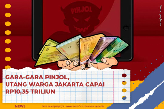 Gara-gara Pinjol, Utang Warga Jakarta Capai Rp10,35Triliun