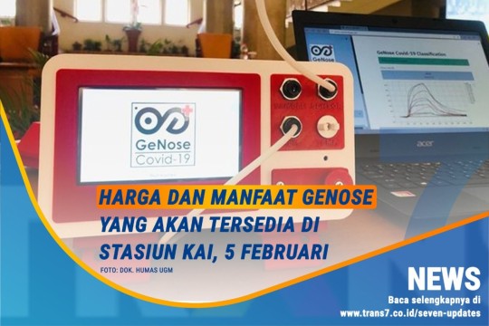 GeNose Akan Tersedia Di Stasiun KAI 5 Februari!