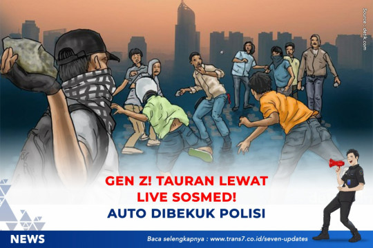 Gen Z! Tawuran Lewat Live Sosmed, Auto Dibekuk Polisi