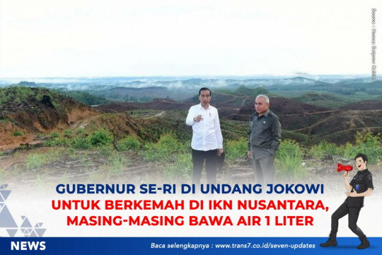 Gubernur Se-RI Di Undang Jokowi Untuk Berkemah Di IKN Nusantara, Masing-Masing Bawa Air 1 Liter