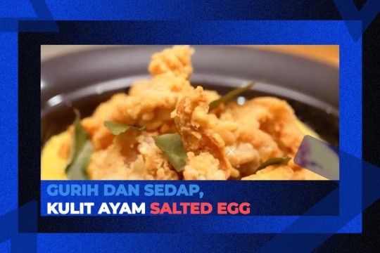 Gurih Dan Sedap, Kulit Ayam Salted Egg