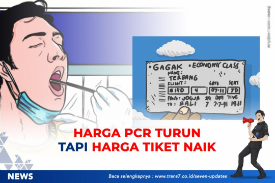 Harga PCR Turun Tapi Harga Tiket Naik