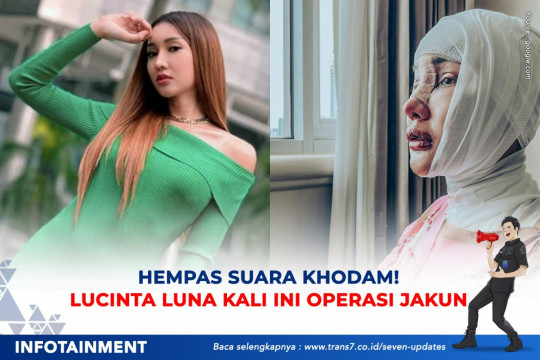 Hempas Suara Khodam! Lucinta Luna Kali Ini Operasi Jakun