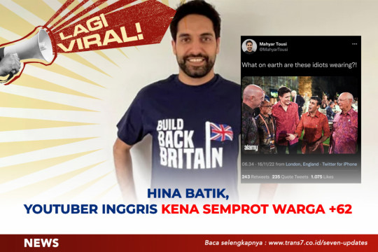 Hina Batik, YouTuber Inggris Kena Semprot Warga +62