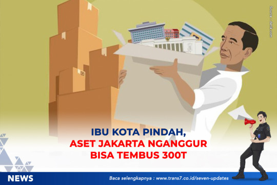 Ibu Kota Pindah, Aset Jakarta Nganggur Bisa Tembus 300T