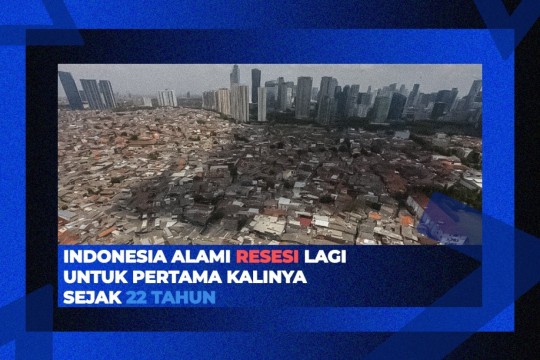 Indonesia Alami Resesi Lagi Untuk Pertama Kalinya Sejak 22 Tahun