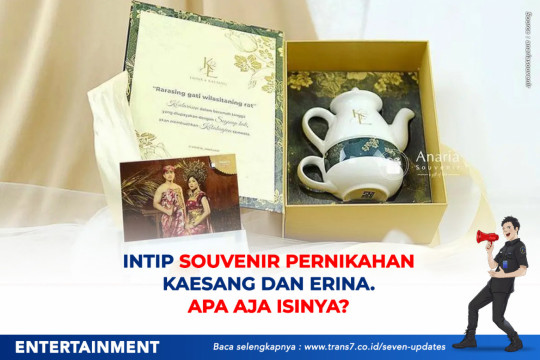 Intip Souvenir Pernikahan Kaesang Dan Erina. Apa Aja Isinya?