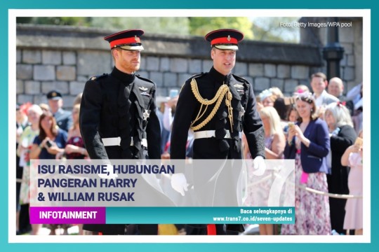 Isu Rasisme, Hubungan Pangeran Harry & William Rusak