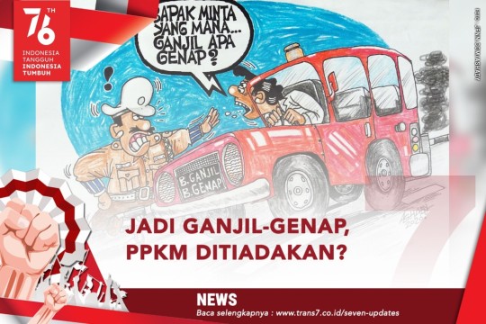 Jadi Ganjil Genap, PPKM Ditiadakan?